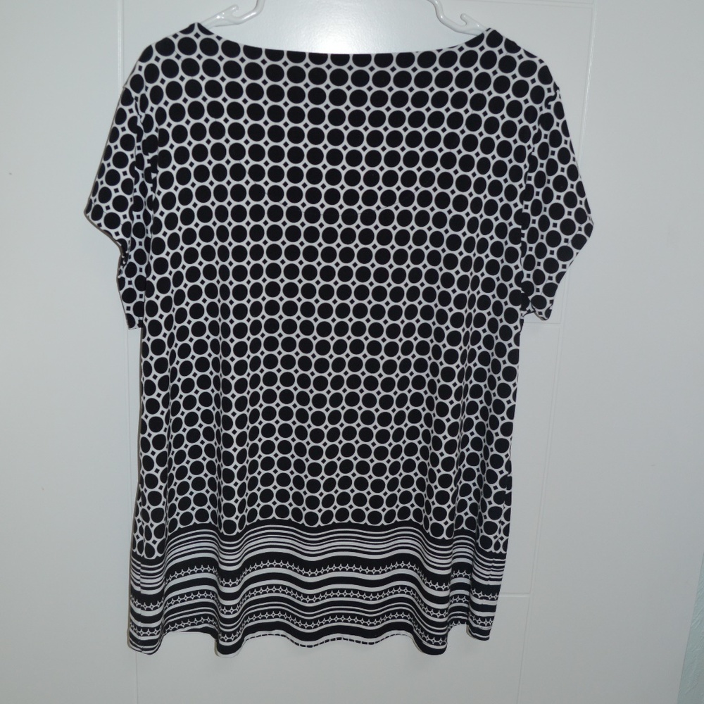 Chicos Print slingy casual shirt sz3 - Picture 4 of 6